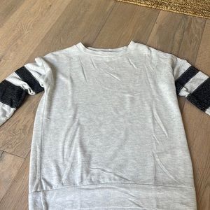 grey long sleeve